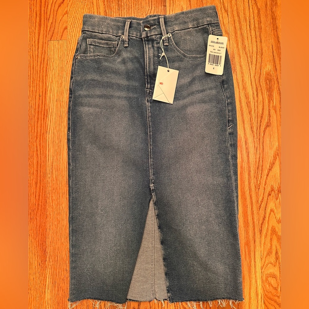 NWT Good American Denim Pencil Skirt